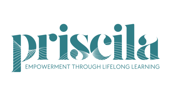 Priscila project logo for lifelong learning. The text says empowerment through lifelong learning.