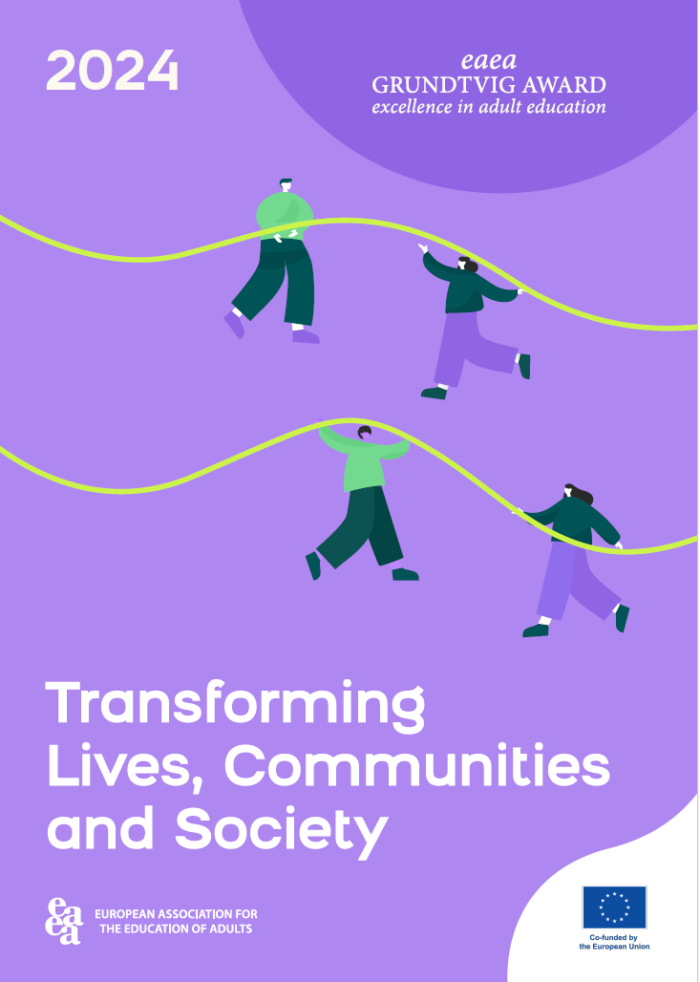 Transforming Lives, Communities and Society. EAEA logo & EU logo