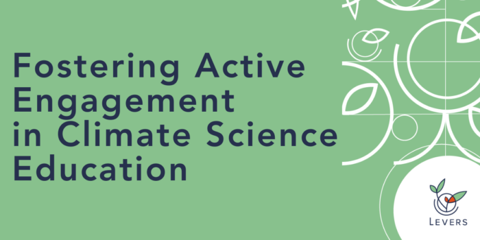 Fostering Active Engagement in Climate Science Education